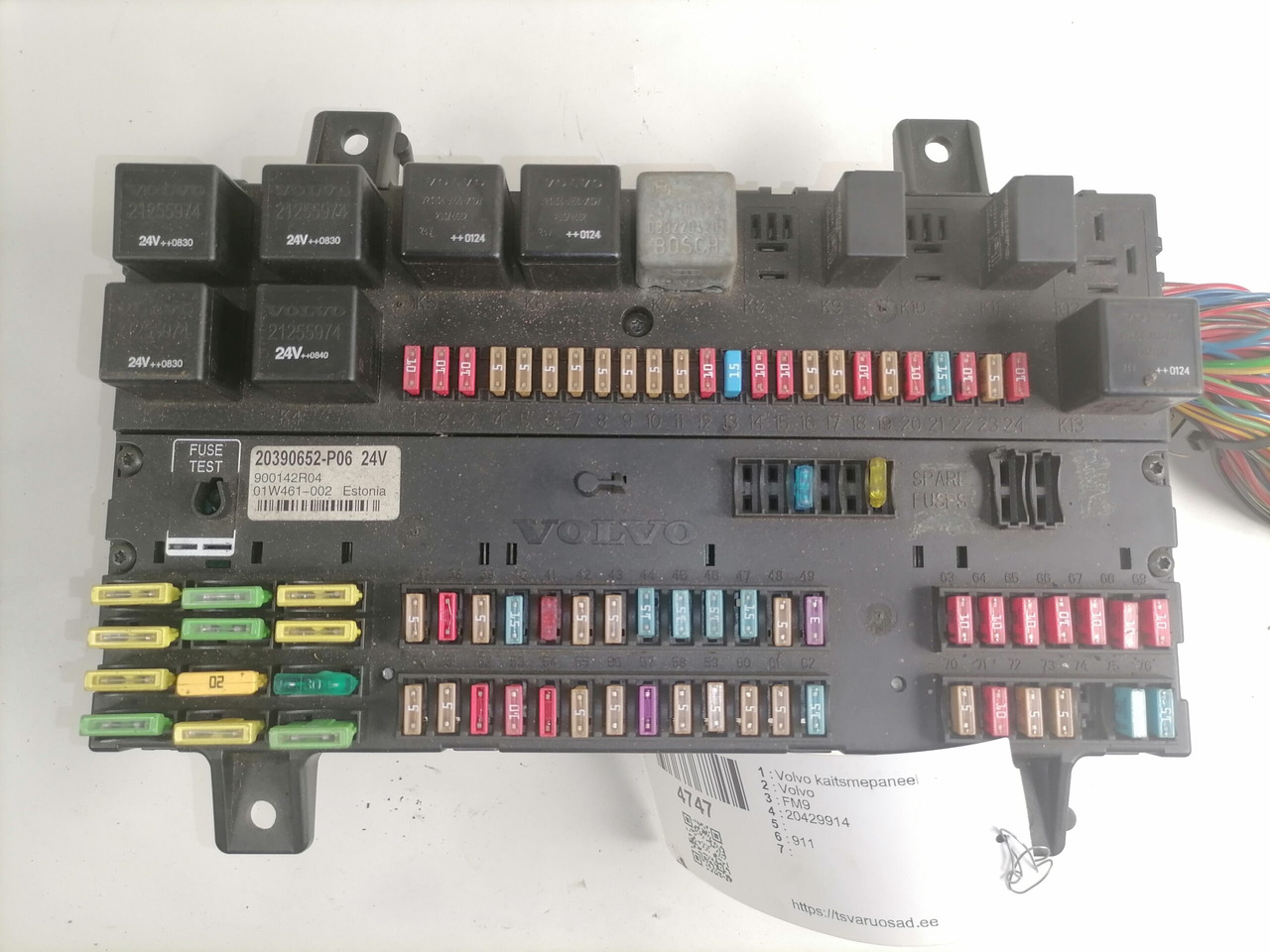 Volvo Central electric unit 20429914 - Fusible para Camión: foto 2 Volvo Central electric unit 20429914 - Fusible para Camión: foto 2