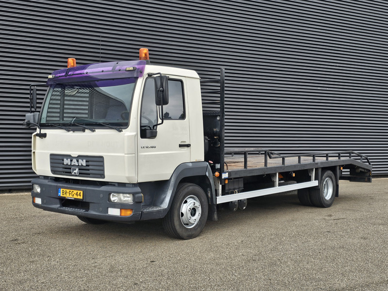MAN LE 12.180 / OPRIJ / MACHINE TRANSPORT - Grua de remolque autos: foto 1 MAN LE 12.180 / OPRIJ / MACHINE TRANSPORT - Grua de remolque autos: foto 1