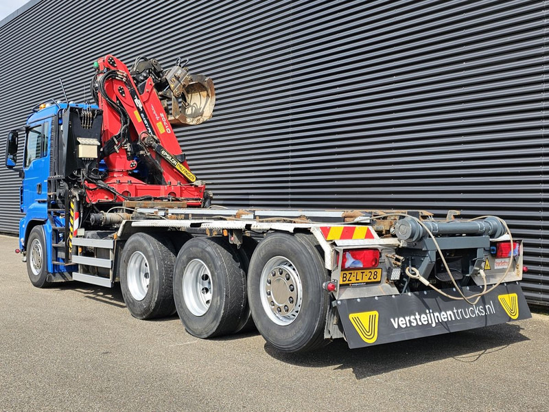 MAN TGS 35.400 8x4-4 / PALFINGER Z CRANE + CONTAINER SYSTEM - Camión con equipo de cable, Camión grúa: foto 4 MAN TGS 35.400 8x4-4 / PALFINGER Z CRANE + CONTAINER SYSTEM - Camión con equipo de cable, Camión grúa: foto 4