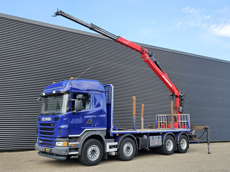 Scania G440 / RETARDER / 8x4 / PALFINGER-EPSILON CRANE - Camión caja abierta, Camión grúa: foto 1 Scania G440 / RETARDER / 8x4 / PALFINGER-EPSILON CRANE - Camión caja abierta, Camión grúa: foto 1