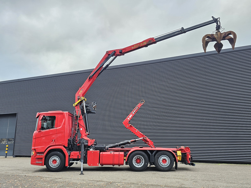 Scania R520 V8 6x2/4 / EPSILON CRANE + HOOKLIFT - Camión multibasculante, Camión grúa: foto 3 Scania R520 V8 6x2/4 / EPSILON CRANE + HOOKLIFT - Camión multibasculante, Camión grúa: foto 3