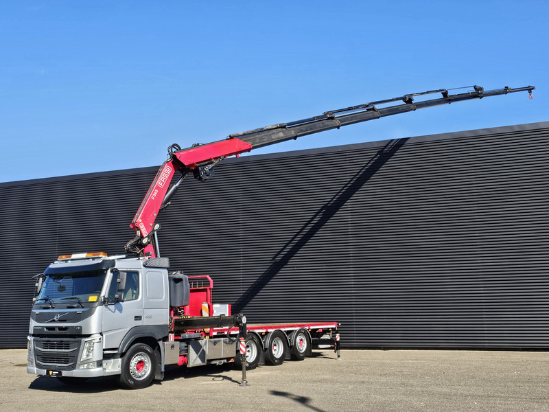 Volvo FM 460 8x4-4 / FASSI 36.5 t/m -8 x EXTENSION + WINCH - Camión caja abierta, Camión grúa: foto 1 Volvo FM 460 8x4-4 / FASSI 36.5 t/m -8 x EXTENSION + WINCH - Camión caja abierta, Camión grúa: foto 1