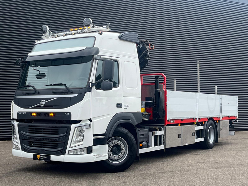 Camión caja abierta, Camión grúa Volvo FM420 4x2 / PALFINGER 18502 - 17 mtr / CRANE / KRAN: foto 7
