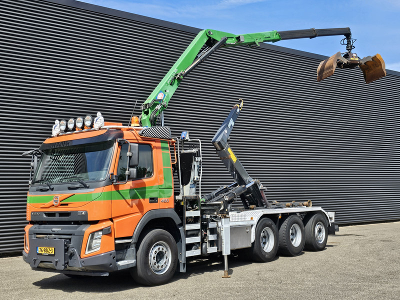 Volvo FMX 460 / 8x4-4 / HMF CRANE + HOOKLIFT / CONTAINER - Camión multibasculante, Camión grúa: foto 1 Volvo FMX 460 / 8x4-4 / HMF CRANE + HOOKLIFT / CONTAINER - Camión multibasculante, Camión grúa: foto 1