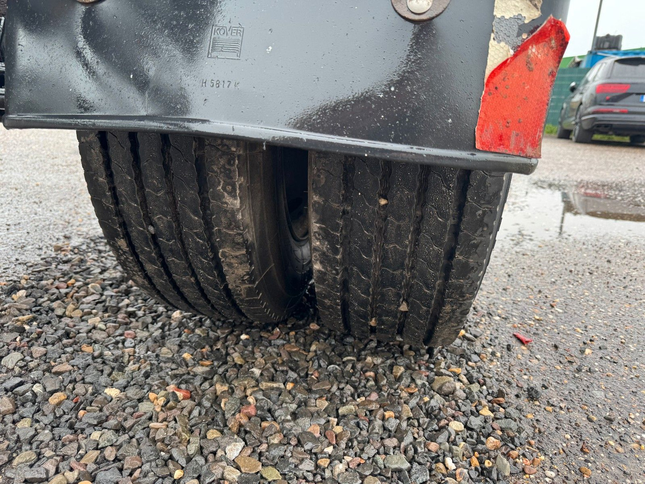 Remolque multilift/ Portacontenedores de cadenas Hüffermann 2 Achs Abrollanhänger mit Schlitten: foto 14