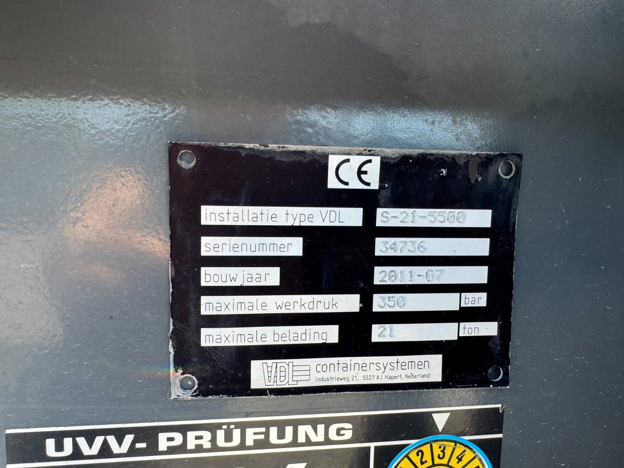 Mercedes-Benz 2644 6X4 VDL Abroller mit 3,90 Radstand Blatt BL - Camión multibasculante: foto 4 Mercedes-Benz 2644 6X4 VDL Abroller mit 3,90 Radstand Blatt BL - Camión multibasculante: foto 4