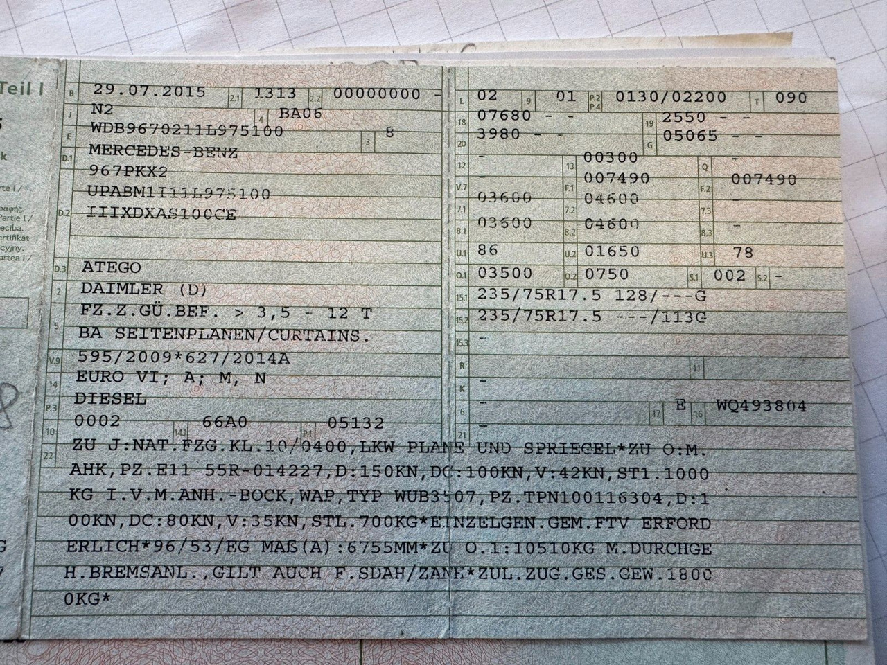 Mercedes-Benz 818 4X2 Pritsche & Plane & Tang Pritsche & Plane Mercedes-Benz 818 4X2 Pritsche & Plane & Tang Pritsche & Plane - Furgoneta con lona: foto 2 Mercedes-Benz 818 4X2 Pritsche & Plane & Tang Pritsche & Plane Mercedes-Benz 818 4X2 Pritsche & Plane & Tang Pritsche & Plane - Furgoneta con lona: foto 2