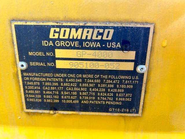 Gomaco GP-4000 - Pavimentadora de asfalto: foto 4 Gomaco GP-4000 - Pavimentadora de asfalto: foto 4