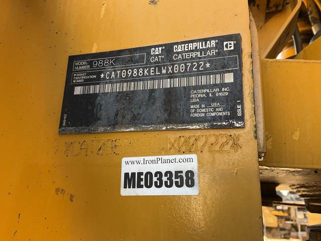 CAT 988K - Cargadora de ruedas: foto 5 CAT 988K - Cargadora de ruedas: foto 5