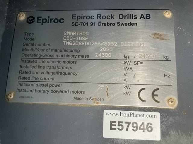 Epiroc (Atlas Copco) Smartroc C50-10SF - Perforadora: foto 5 Epiroc (Atlas Copco) Smartroc C50-10SF - Perforadora: foto 5