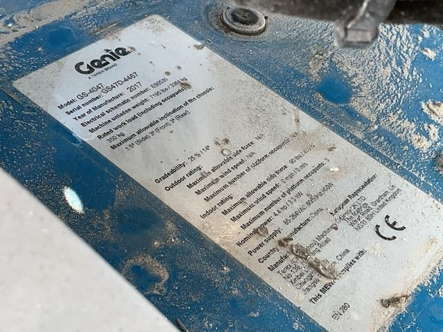 Genie GS4047 - Plataforma de tijeras: foto 5 Genie GS4047 - Plataforma de tijeras: foto 5