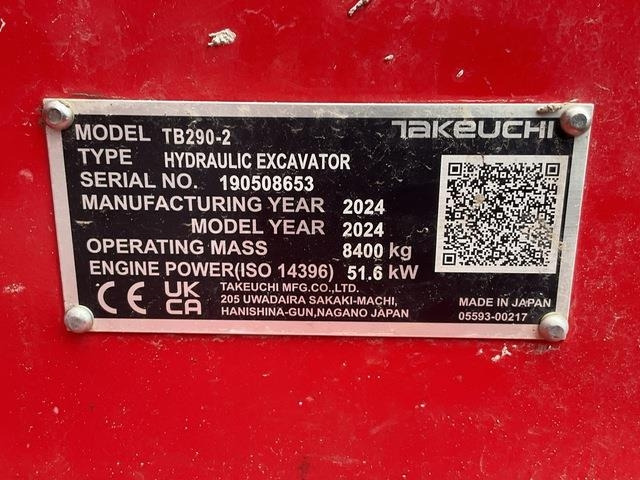 Takeuchi TB290-2 - Excavadora de cadenas: foto 5 Takeuchi TB290-2 - Excavadora de cadenas: foto 5
