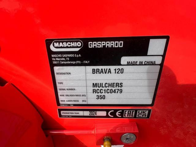 Maschio Gaspardo Brava 120 3P Fix - Desbrozadora de martillos: foto 5 Maschio Gaspardo Brava 120 3P Fix - Desbrozadora de martillos: foto 5