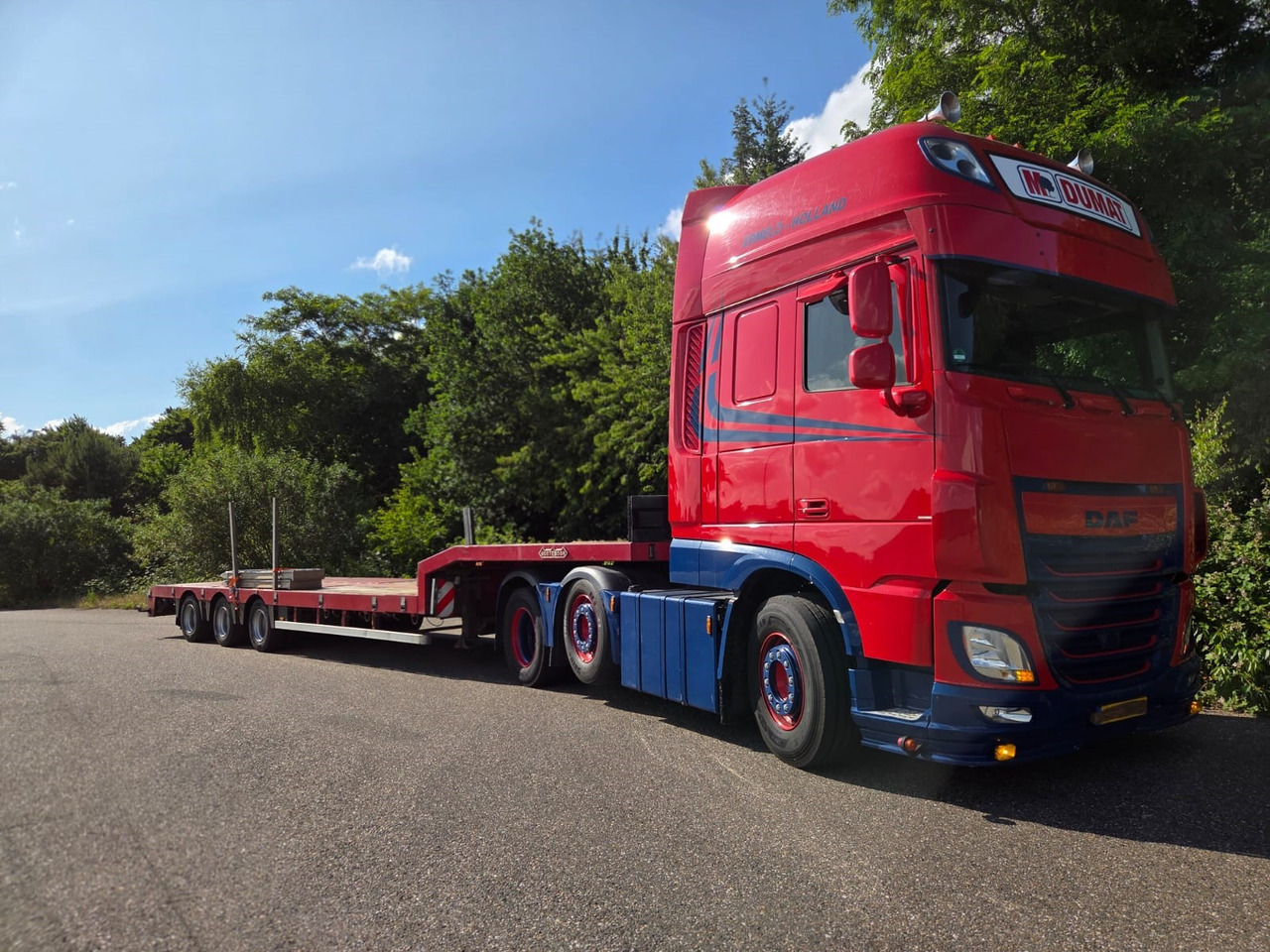DAF XF 460 FTG 6x2 Super Spacecab + Nooteboom semi-dieplader - Camión chasis: foto 4 DAF XF 460 FTG 6x2 Super Spacecab + Nooteboom semi-dieplader - Camión chasis: foto 4