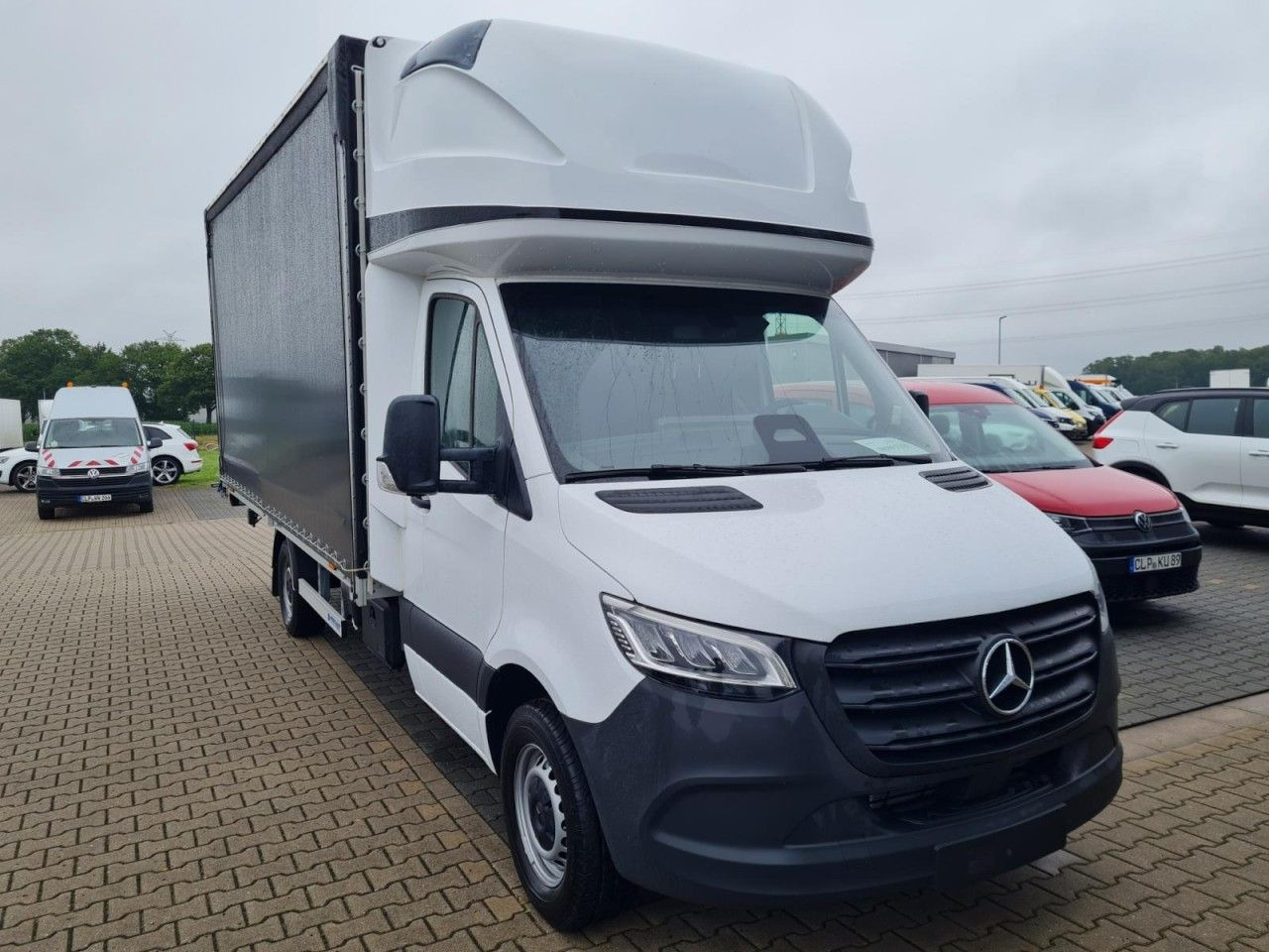 Mercedes-Benz Sprinter 317 AG Pritsche Schiebe Plane Schlafkab - Furgoneta con lona: foto 2 Mercedes-Benz Sprinter 317 AG Pritsche Schiebe Plane Schlafkab - Furgoneta con lona: foto 2