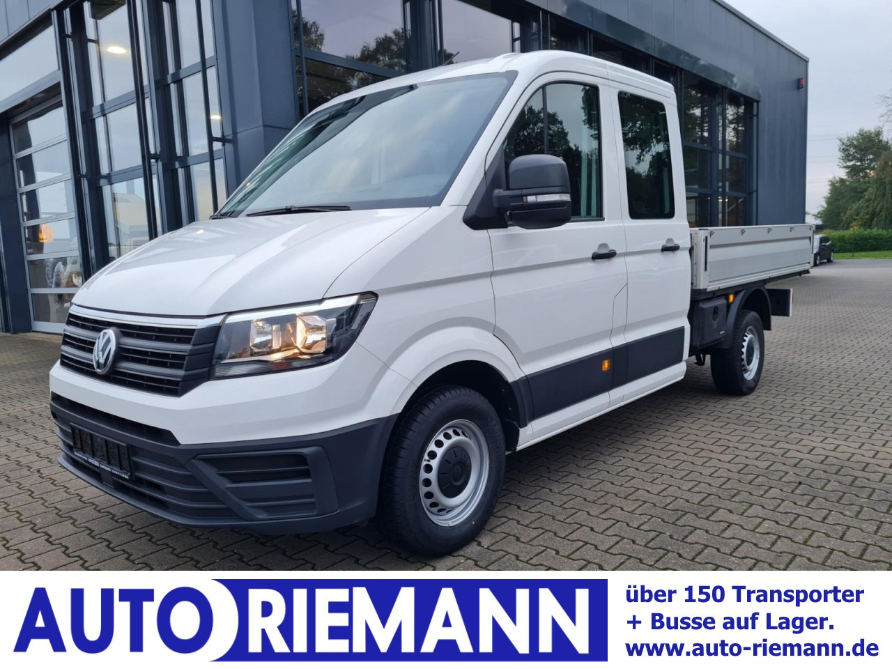 Volkswagen Crafter 35 Doka MR Pritsche AHK Klima 7 Sitzer - Furgoneta caja abierta, Furgoneta combi: foto 1 Volkswagen Crafter 35 Doka MR Pritsche AHK Klima 7 Sitzer - Furgoneta caja abierta, Furgoneta combi: foto 1