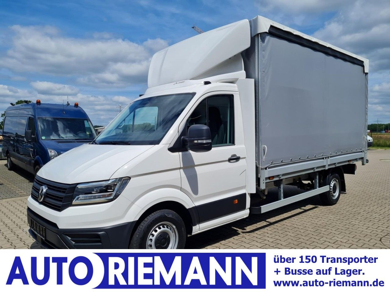 Furgoneta con lona Volkswagen Crafter 35 TDI Pritsche Schiebe Plane LED TEMPOM: foto 1