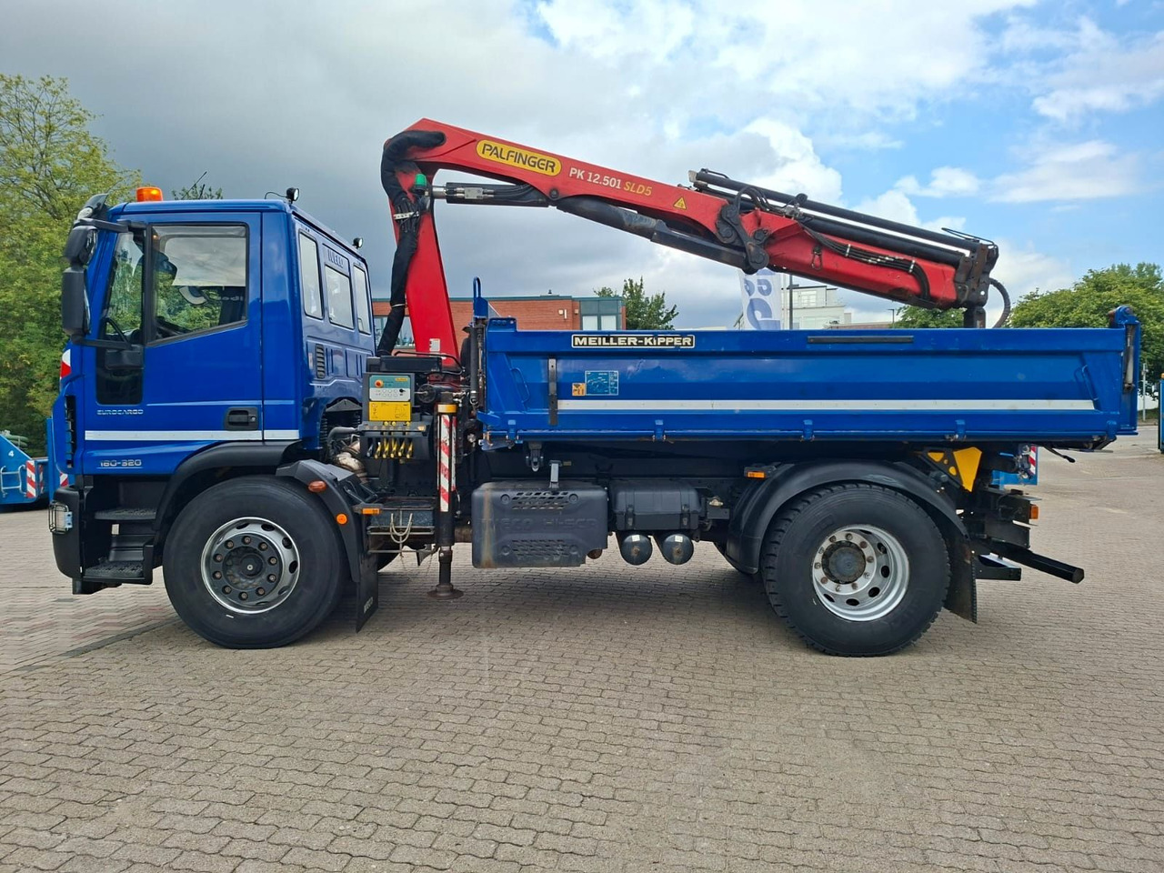 Camión grúa Iveco ML180E32K Meiler 3-Seitenkipper Kran 2x AHK: foto 7