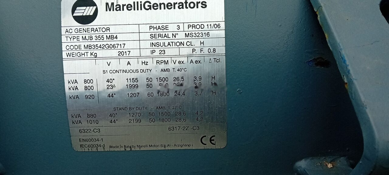 Generador industriale nuevo Cummins Agregat Prądotwórczy generator 1000 kw 1200 kw 1500 1650 Kva Fab: foto 21