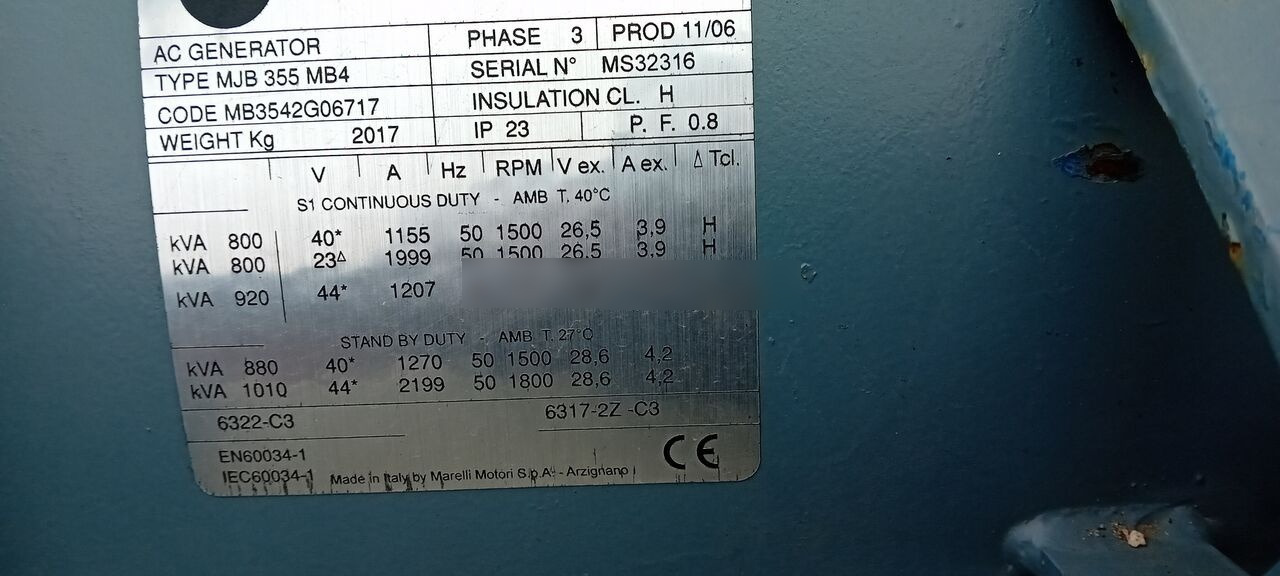 Generador industriale nuevo Cummins Agregat Prądotwórczy generator 1000 kw 1200 kw 1500 1650 Kva Fab: foto 17