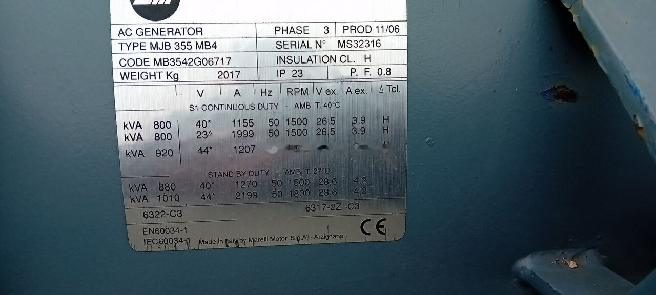 Generador industriale nuevo Cummins Agregat Prądotwórczy generator 1000 kw 1200 kw 1500 1650 Kva Fab: foto 14