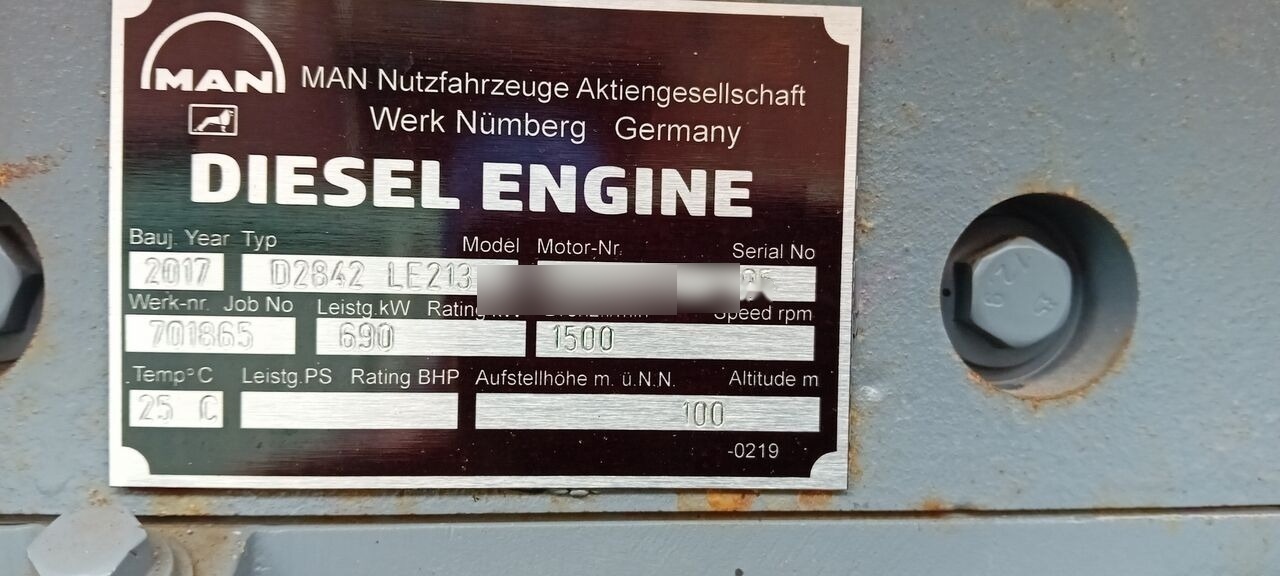 Generador industriale nuevo MAN Agregat Prądotwórczy Generator Stamford MAN DIESEL 640 kw 800: foto 6