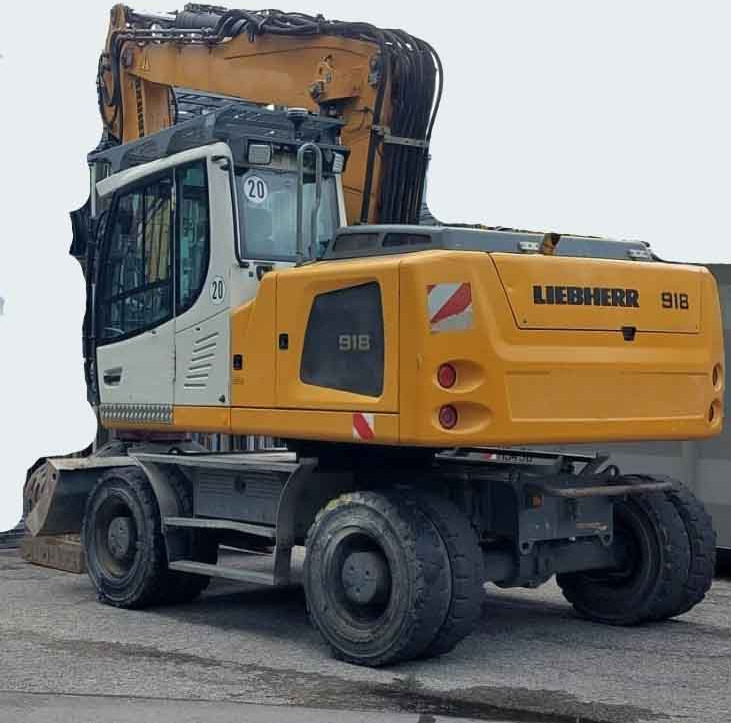 Liebherr A918 Litr. – mobile excavator / Mobilbagger - Excavadora: foto 1 Liebherr A918 Litr. – mobile excavator / Mobilbagger - Excavadora: foto 1