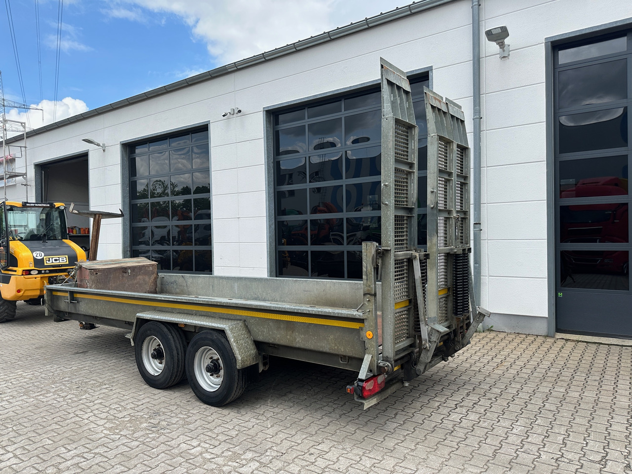 Demmler Tandem-Tiefladeranhänger Fräsenanhänger - Remolque góndola rebajadas: foto 4 Demmler Tandem-Tiefladeranhänger Fräsenanhänger - Remolque góndola rebajadas: foto 4