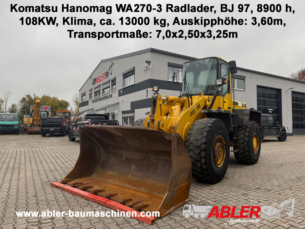 Komatsu Hanomag WA270-3 Radlader Klima - Cargadora de ruedas: foto 1 Komatsu Hanomag WA270-3 Radlader Klima - Cargadora de ruedas: foto 1