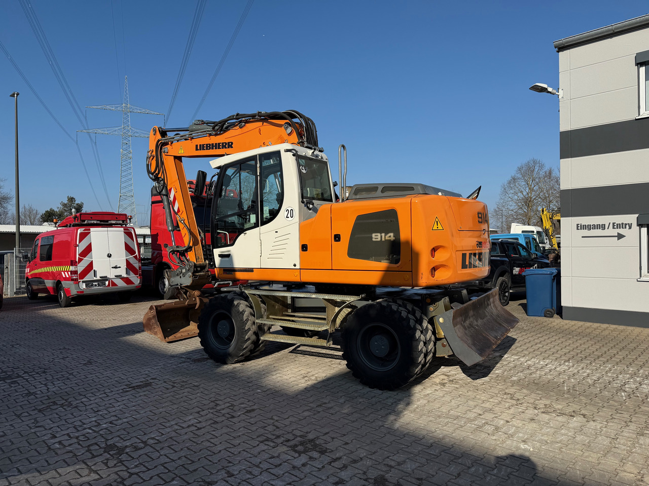 Liebherr A914 Mobilbagger OQ65 Klima - Excavadora de ruedas: foto 4 Liebherr A914 Mobilbagger OQ65 Klima - Excavadora de ruedas: foto 4