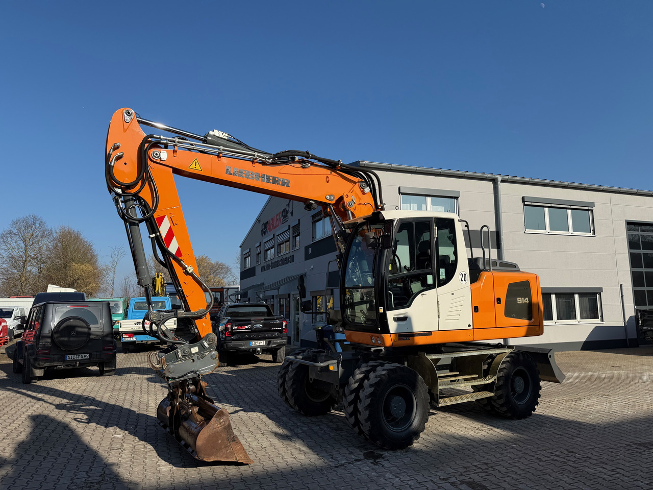 Liebherr A914 Mobilbagger OQ65 Klima - Excavadora de ruedas: foto 2 Liebherr A914 Mobilbagger OQ65 Klima - Excavadora de ruedas: foto 2