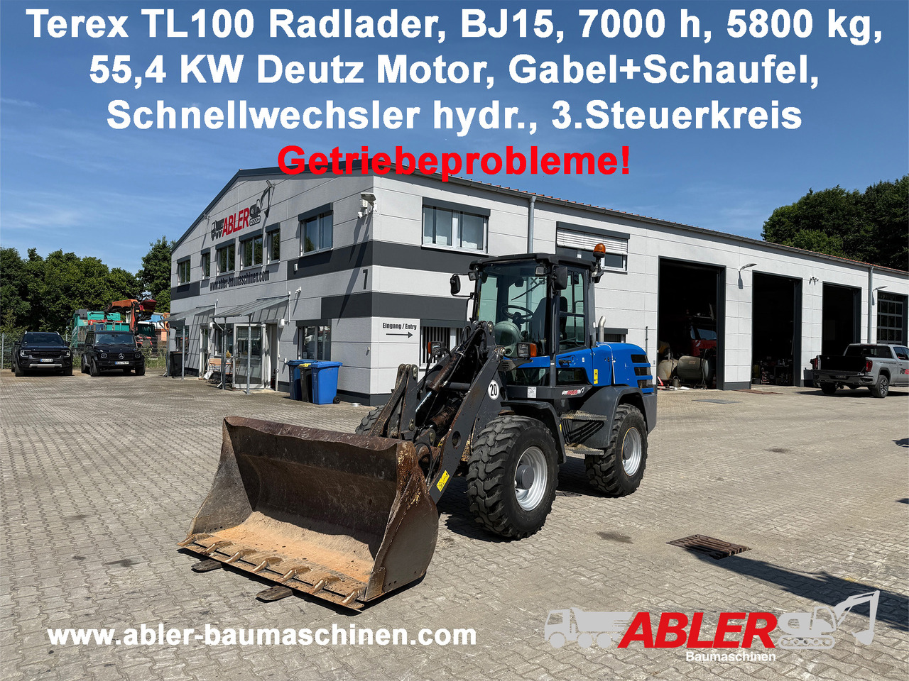 Terex TL100 Radlader Gabel+Schaufel SW - Cargadora de ruedas: foto 1 Terex TL100 Radlader Gabel+Schaufel SW - Cargadora de ruedas: foto 1