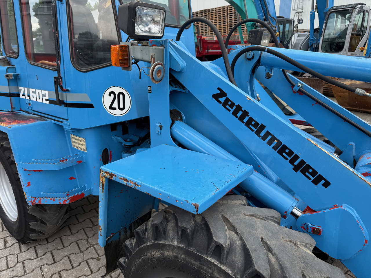 Cargadora de ruedas Zettelmeyer ZL502C Radlader Gabel+Klappschaufel+SW: foto 8