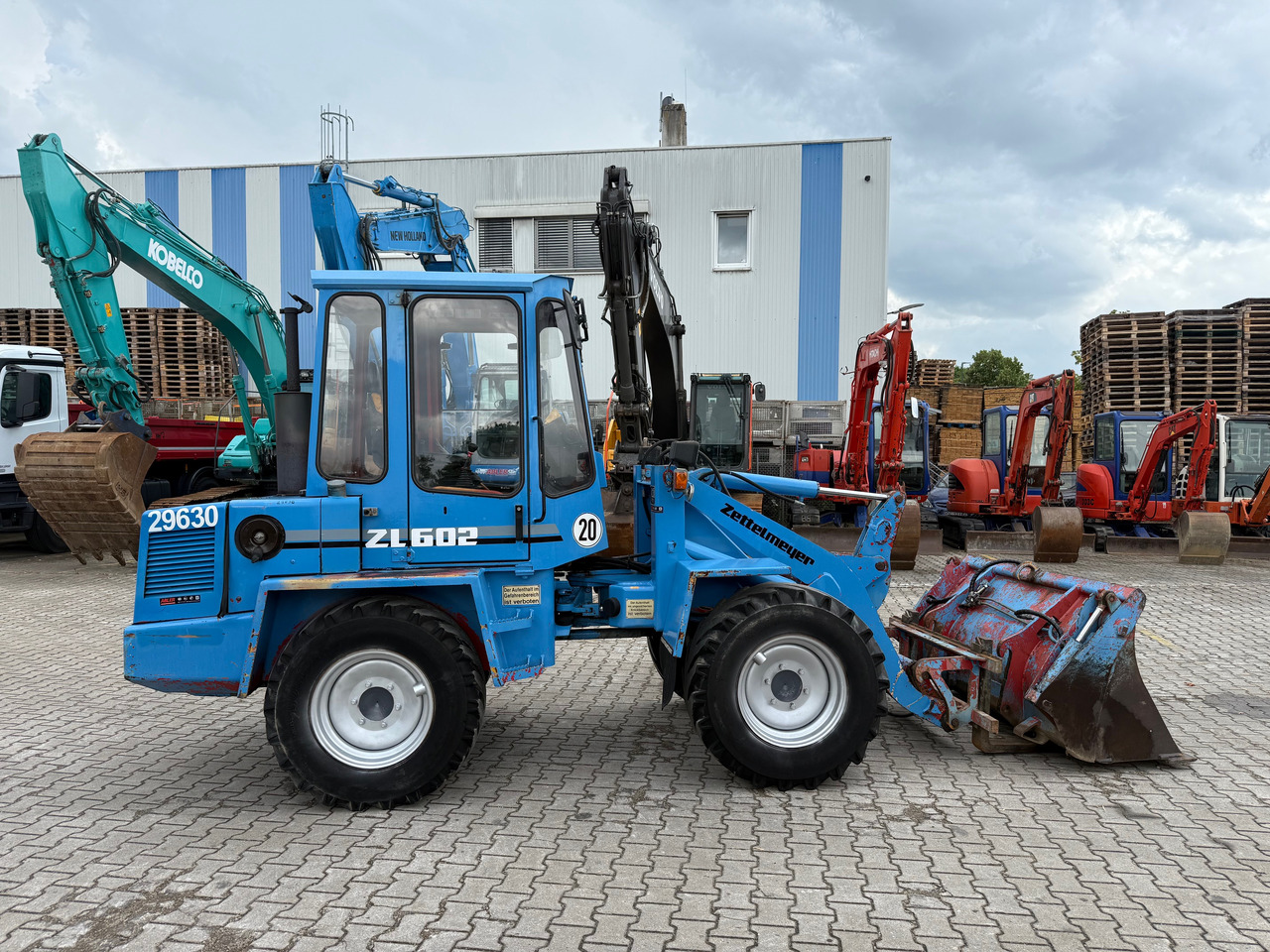 Cargadora de ruedas Zettelmeyer ZL502C Radlader Gabel+Klappschaufel+SW: foto 6