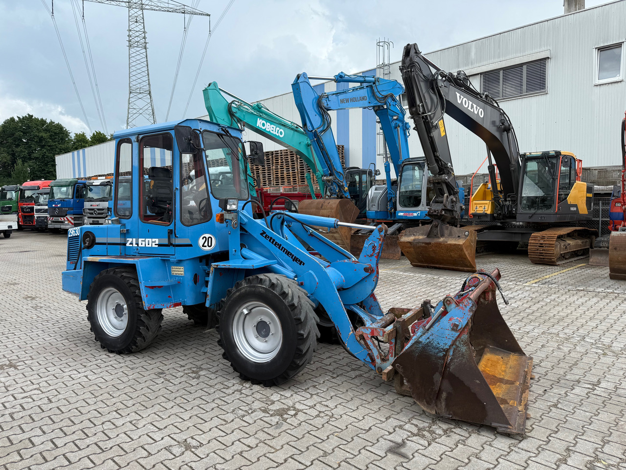 Cargadora de ruedas Zettelmeyer ZL502C Radlader Gabel+Klappschaufel+SW: foto 7