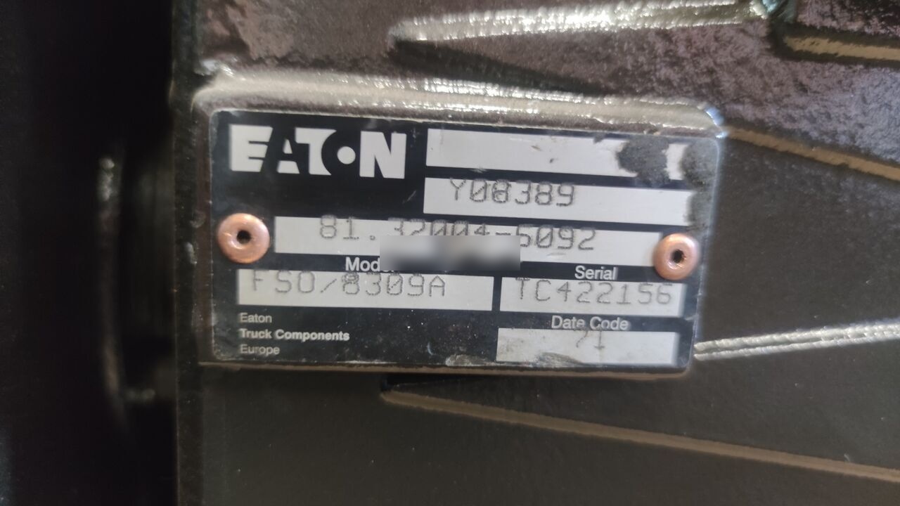 Eaton EATON FSO 8309A MAN TGM TGL truck - Caja de cambios para Camión: foto 4 Eaton EATON FSO 8309A MAN TGM TGL truck - Caja de cambios para Camión: foto 4