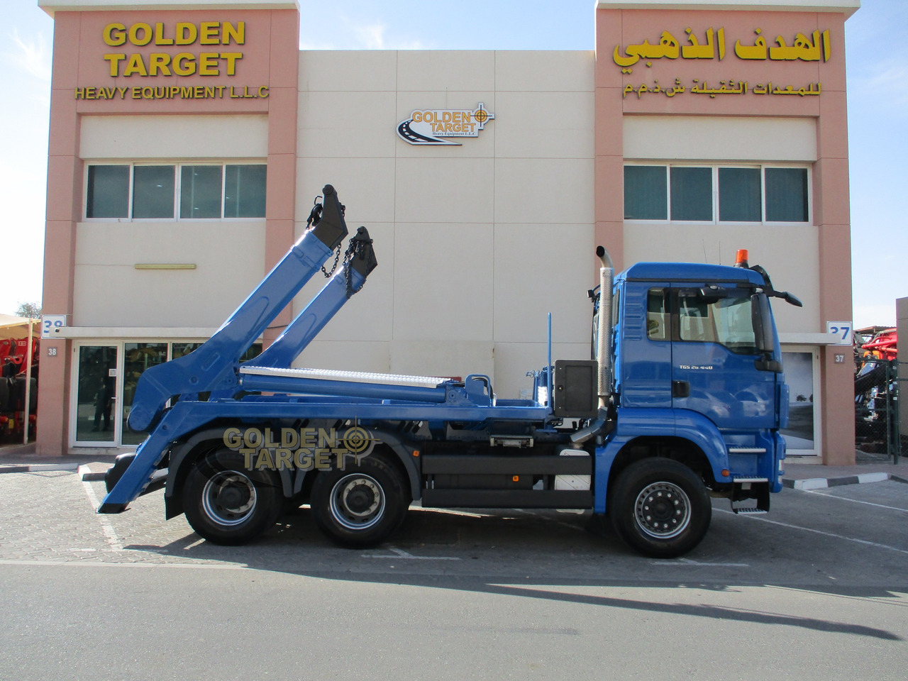 MAN TGS 26.440 6x4 Skip Loader - Camión portacontenedor de cadenas: foto 5 MAN TGS 26.440 6x4 Skip Loader - Camión portacontenedor de cadenas: foto 5