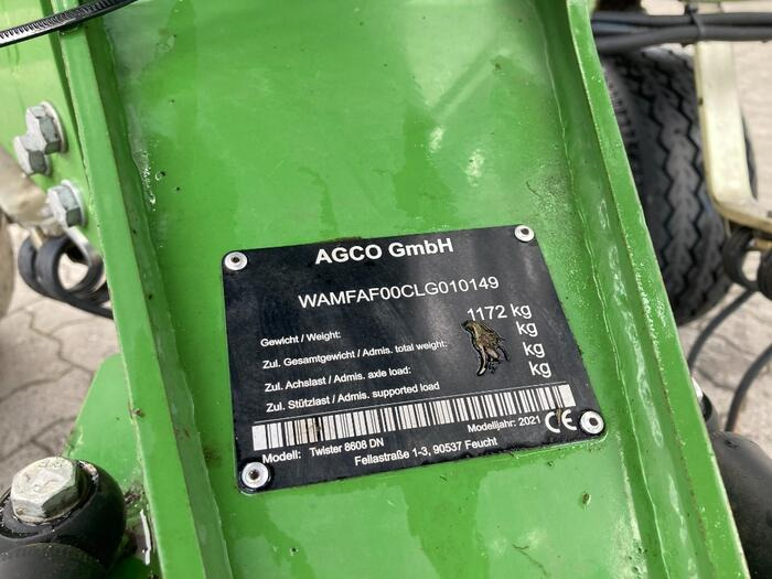 Fendt Twister 8608 DN - Henificadora: foto 5 Fendt Twister 8608 DN - Henificadora: foto 5