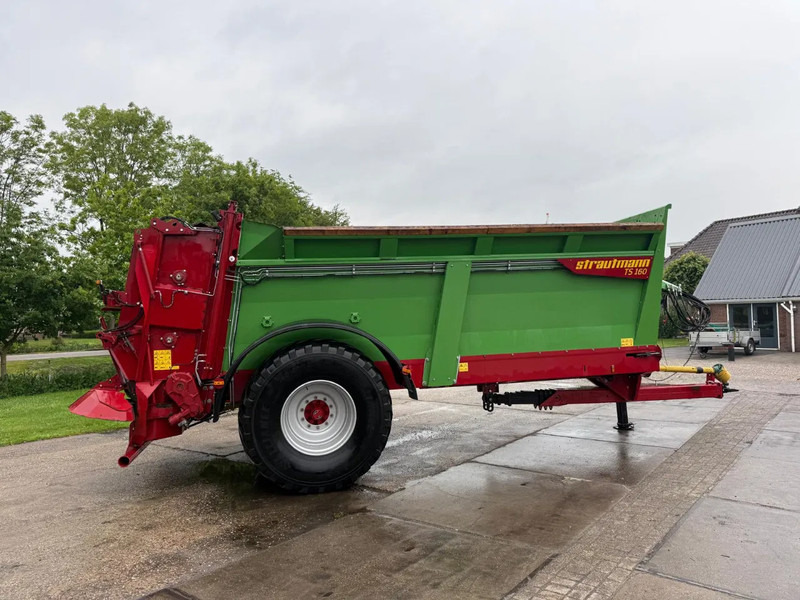 Esparcidor de estiércol Strautmann TS 160 Mestwagen Breedstrooier nieuw staat: foto 13