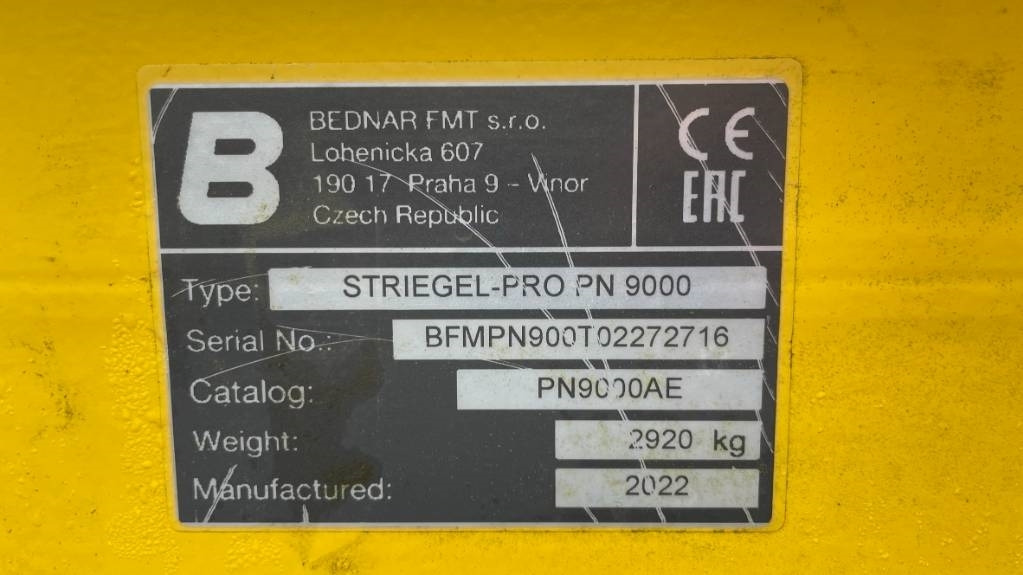 Bednar Striegel PN 9000  - Grada de púas: foto 2 Bednar Striegel PN 9000  - Grada de púas: foto 2