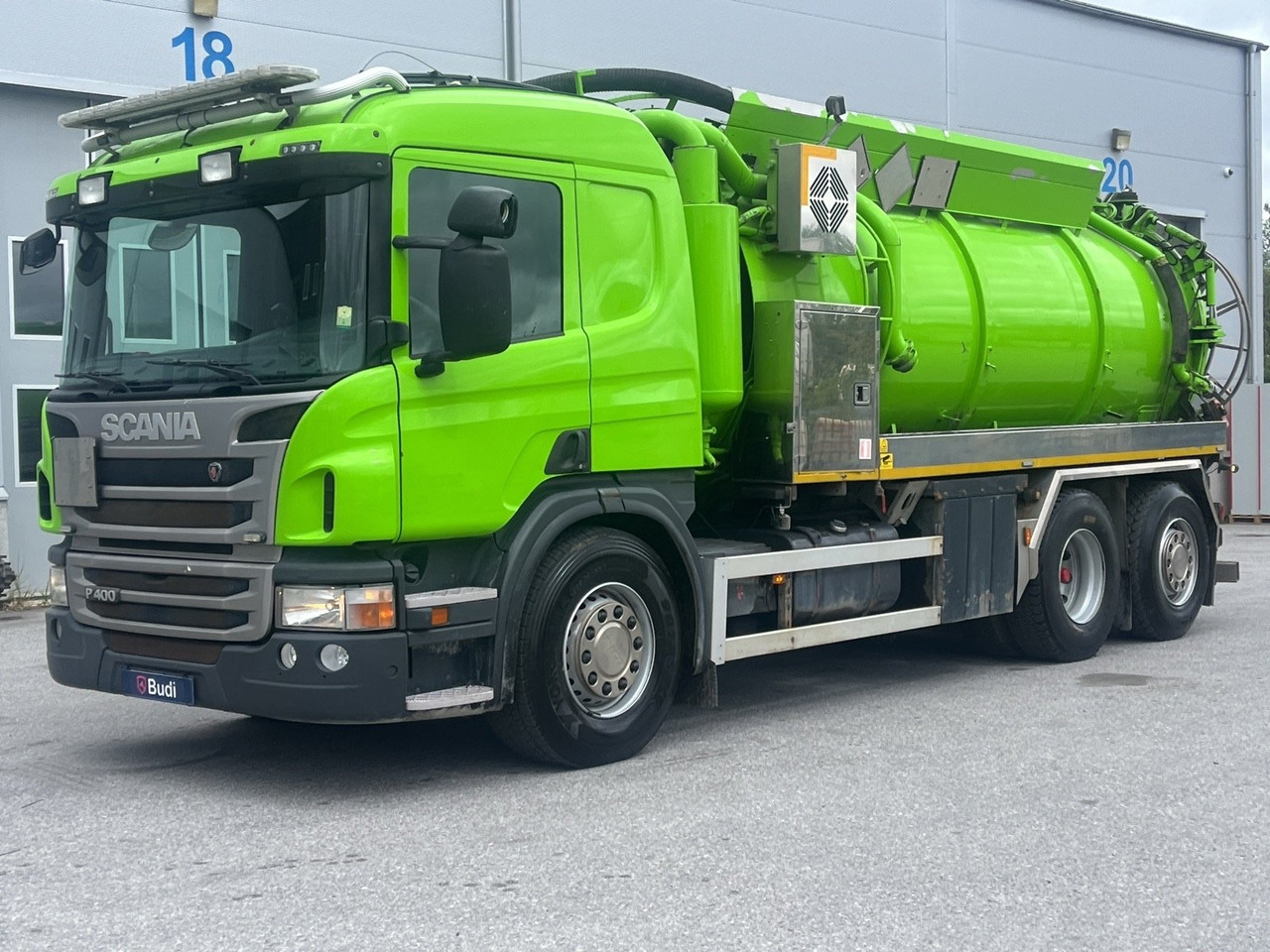 Slamsugsbil Scania P400 6X2-4 -2012 | Korp & Son | ADR - Limpieza de alcantarillado: foto 1 Slamsugsbil Scania P400 6X2-4 -2012 | Korp & Son | ADR - Limpieza de alcantarillado: foto 1