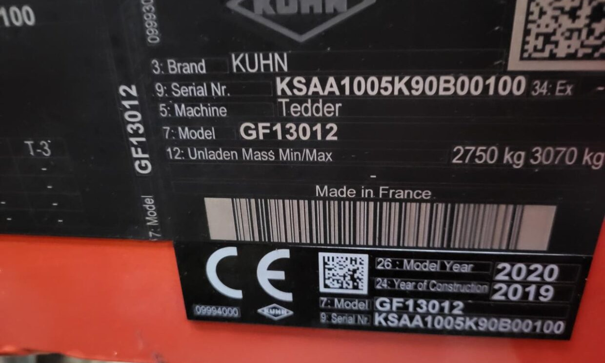 Kuhn 13M SPREDER - Henificadora: foto 4 Kuhn 13M SPREDER - Henificadora: foto 4