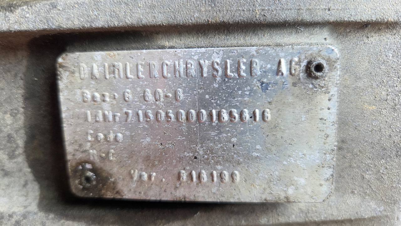 MERCEDES-BENZ ATEGO G60-6 AUTOMATIC  715050 - Caja de cambios: foto 5 MERCEDES-BENZ ATEGO G60-6 AUTOMATIC  715050 - Caja de cambios: foto 5