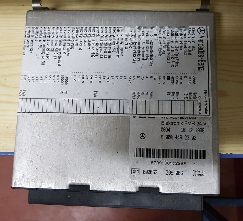 Mercedes-Benz A 001 446 26 17 Mercedes-Benz ACTROS MB2 - Unidad de control para Camión: foto 5 Mercedes-Benz A 001 446 26 17 Mercedes-Benz ACTROS MB2 - Unidad de control para Camión: foto 5