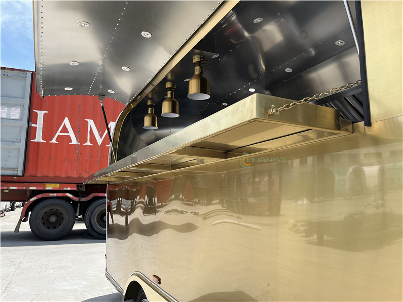 Remolque venta ambulante nuevo Ice Cream Trailer ,Coffee Food Trailer Gold Food Truck, Burger Foodtruck: foto 12