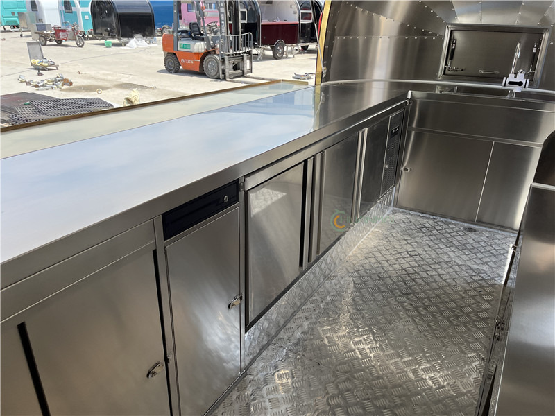 Remolque venta ambulante nuevo Ice Cream Trailer ,Coffee Food Trailer Gold Food Truck, Burger Foodtruck: foto 18
