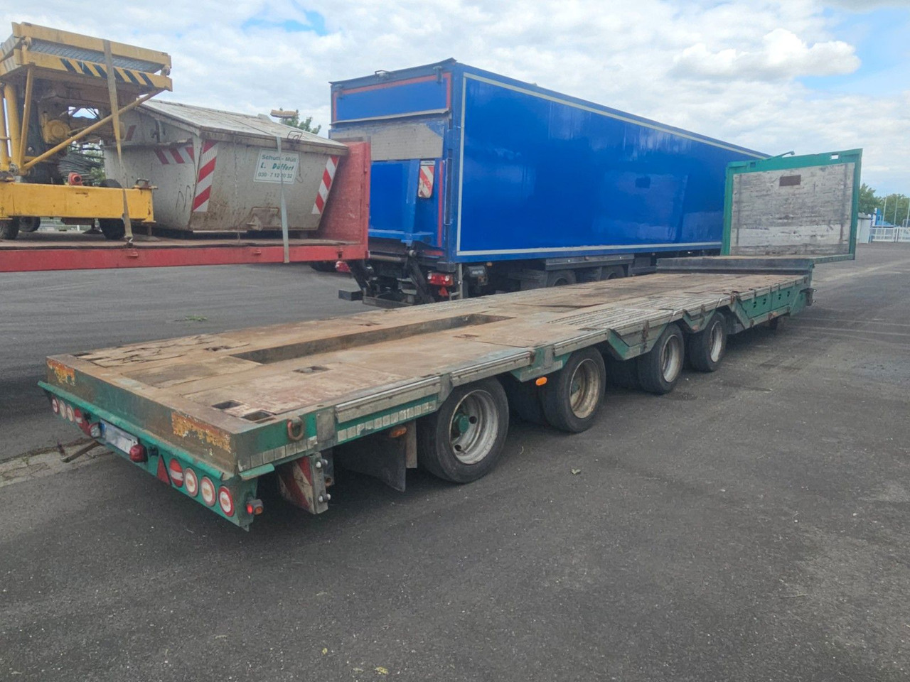 Meusburger MPG-4 Tieflader mit Radmulden 39.5t - Semirremolque góndola rebajadas: foto 2 Meusburger MPG-4 Tieflader mit Radmulden 39.5t - Semirremolque góndola rebajadas: foto 2