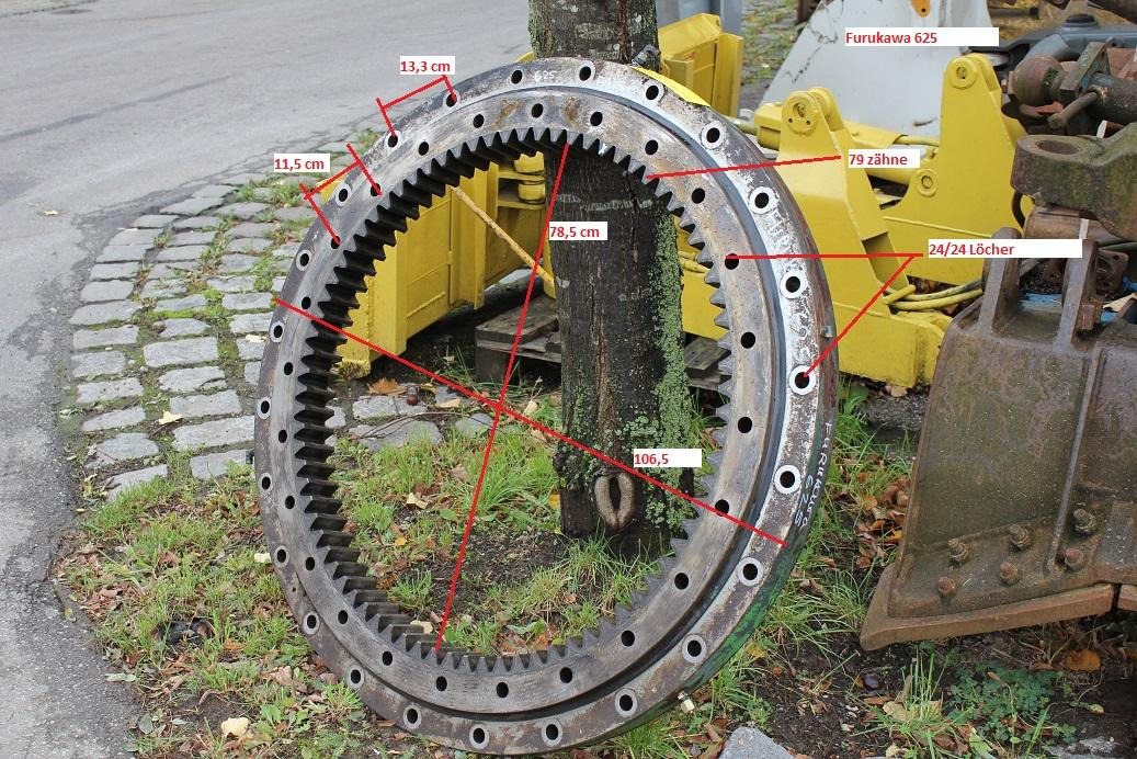 Furukawa 625 - Corona de giro para Maquinaria de construcción: foto 3 Furukawa 625 - Corona de giro para Maquinaria de construcción: foto 3