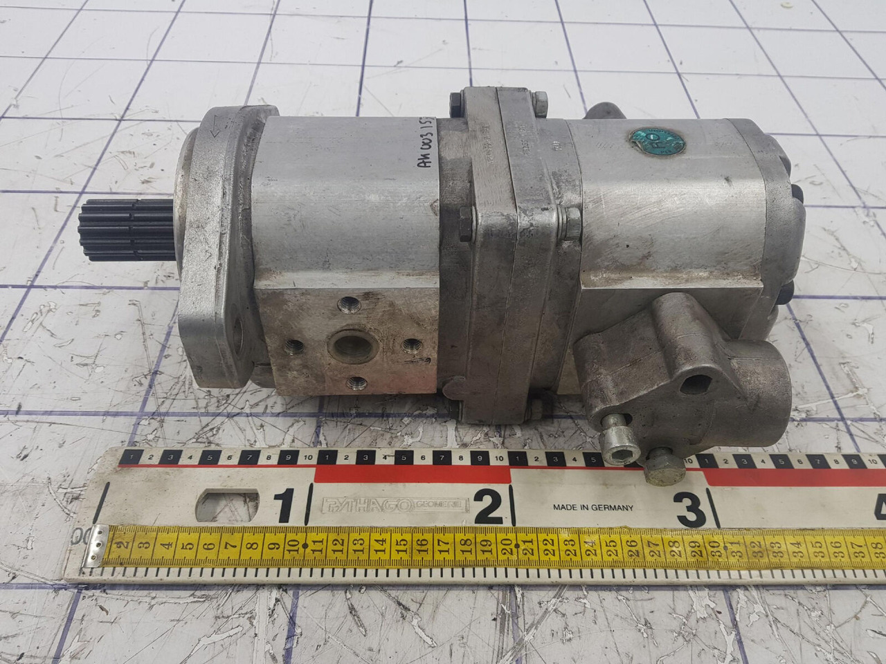 Marzocchi dual gear pump - Bomba hidráulica para Autogrúa: foto 1 Marzocchi dual gear pump - Bomba hidráulica para Autogrúa: foto 1