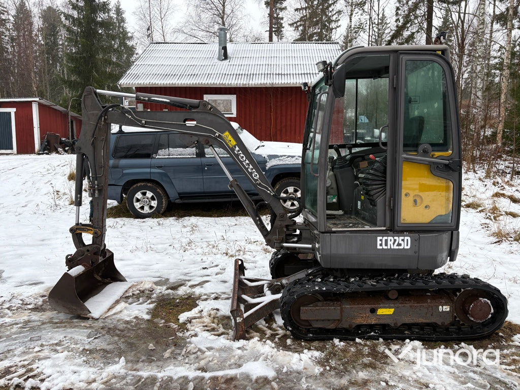 Grävmaskin - Volvo ECR25D, inkl. redskap - Miniexcavadora: foto 2 Grävmaskin - Volvo ECR25D, inkl. redskap - Miniexcavadora: foto 2